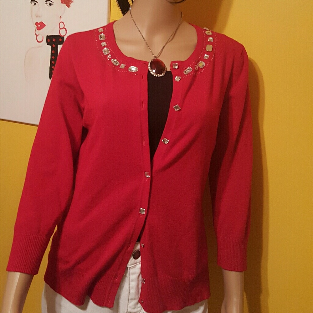 Red sweater